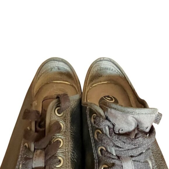 Diesel Industry Nostalgia Leather Sneakers Black US 9 Y2K - Picture 9 of 16